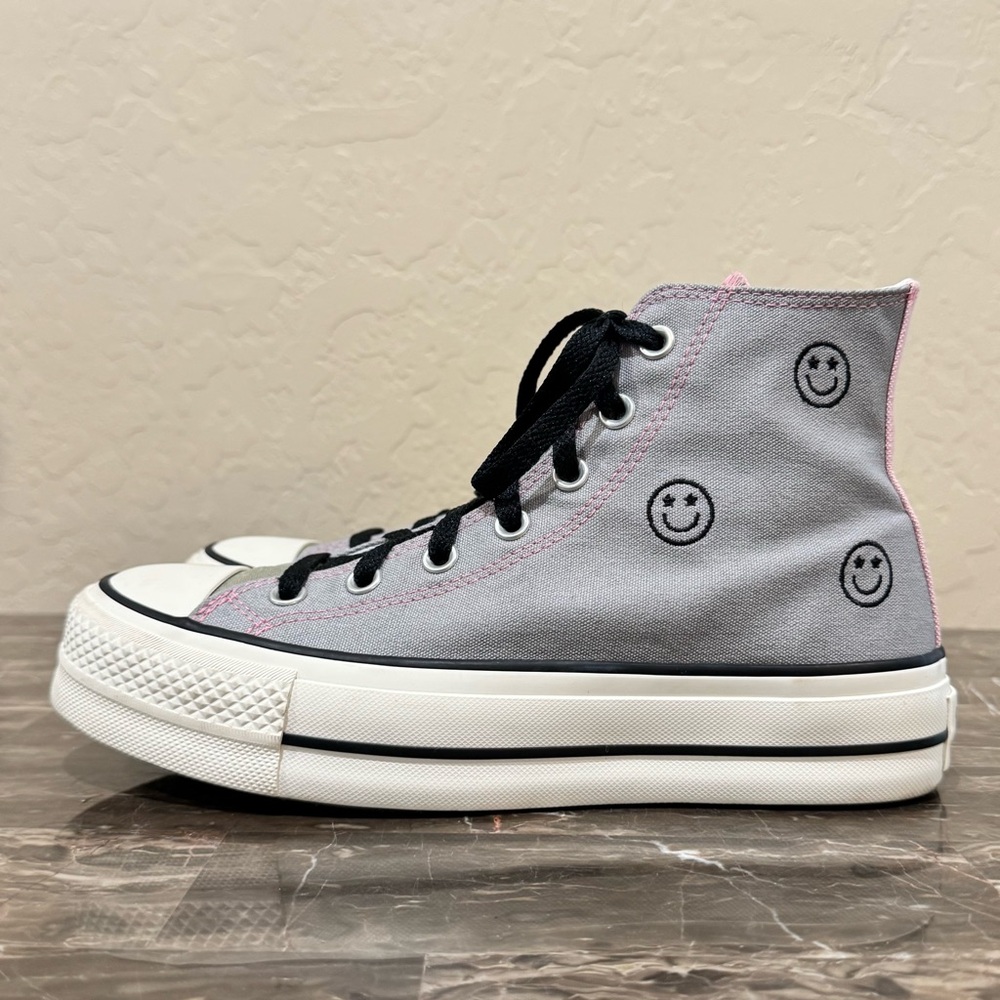 Converse Chuck Taylor All Stars Smiley Face High Top Sneakers